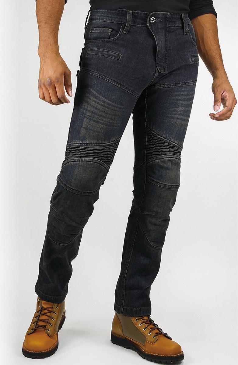 Мотоджинсы Komine PK-718 II Super Fit Kevlar Jeans с кевларом на