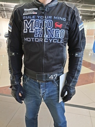 Мотокуртка Komine MJ-001 Riding Leather Mesh JKT