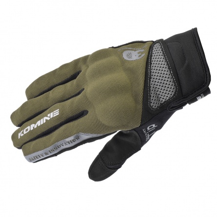 Высококачественные мягкие мотоперчатки для теплой погоды. Вставки из Clarino (Кларино). Komine GK-220 Protect Mesh Gloves