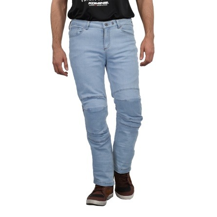 Мотоджинсы Komine WJ-7543R CMAX Protect Cool Dry Jeans для жары из охлаждающей ткани с волокнами Кулмакс
