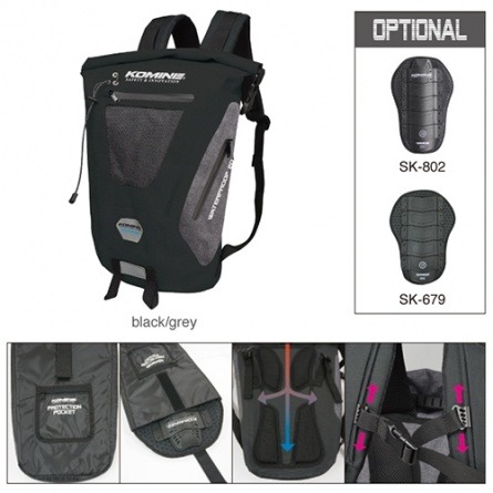 Рюкзак водонепроницаемый Komine SA-236 WP Backpack 20