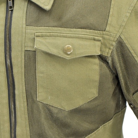 Моторубашка винтажная летняя сетчатая Komine JK-161 Field Mesh Jacket