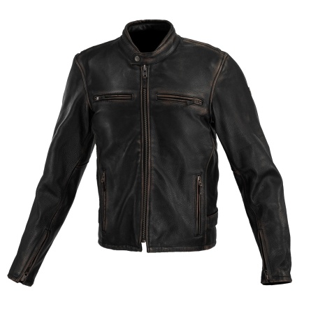 Винтажная куртка из телячьей кожи Komine LJ-534 Single Riders Leather JKT
