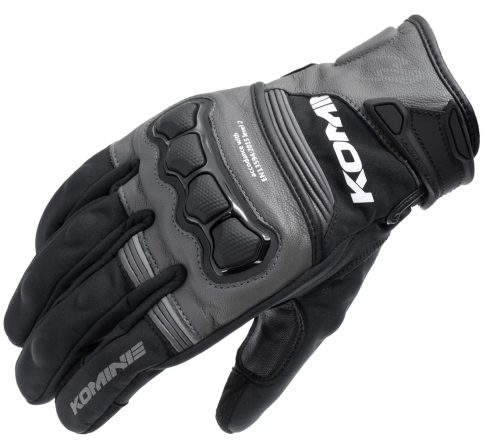 Мотоперчатки мембранные Komine GK-856 High Protect Leather Windproof Gloves EN13594:2015 CE level2