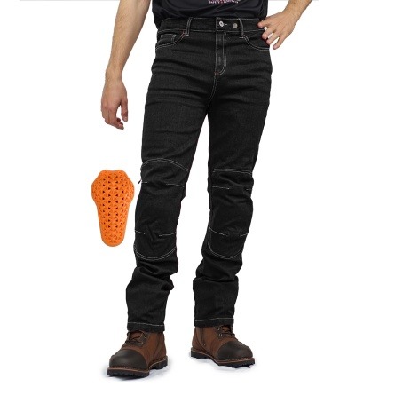 Мотоджинсы Komine WJ-7543R CMAX Protect Cool Dry Jeans для жары из охлаждающей ткани с волокнами Кулмакс