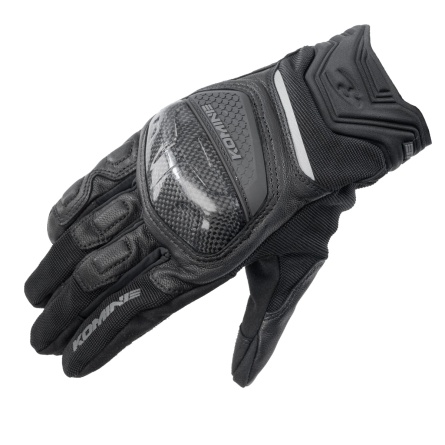 Мотоперчатки летние Komine GK-268 Carbon Mesh Gloves с карбоновыми слайдерами