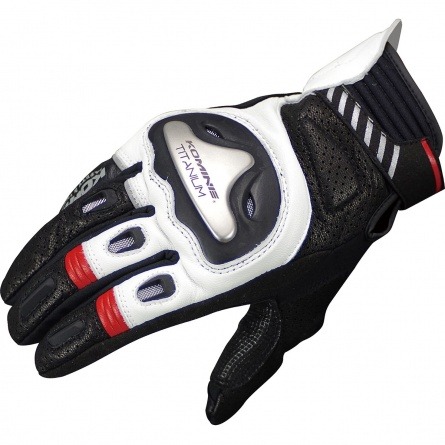 Мотоперчатки Komine GK-200 SuperFIT Titanium L-Gloves R-SPEC