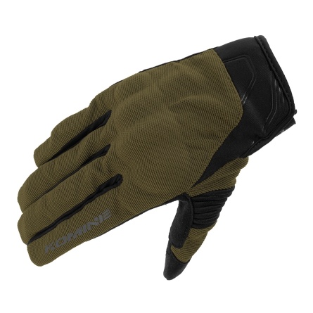 Легкие летние перчатки с защитой и потоотведением Komine GK-183 Protect M-Gloves-BRAVE