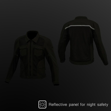 Моторубашка винтажная летняя сетчатая Komine JK-161 Field Mesh Jacket