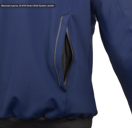 МотоБомбер из софтшела Komine JK-619 Smart Shell System Jacket