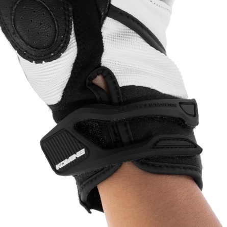 Высококачественные мотоперчатки с карбоновой защитой костяшек пальцев, ладони и кулака Komine GK-193 Protect Leather M-Gloves-GUREN